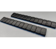 Nalepovacie závažie 60g Čierne 4pack