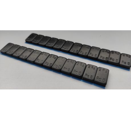 Nalepovacie závažie 60g Čierne 4pack